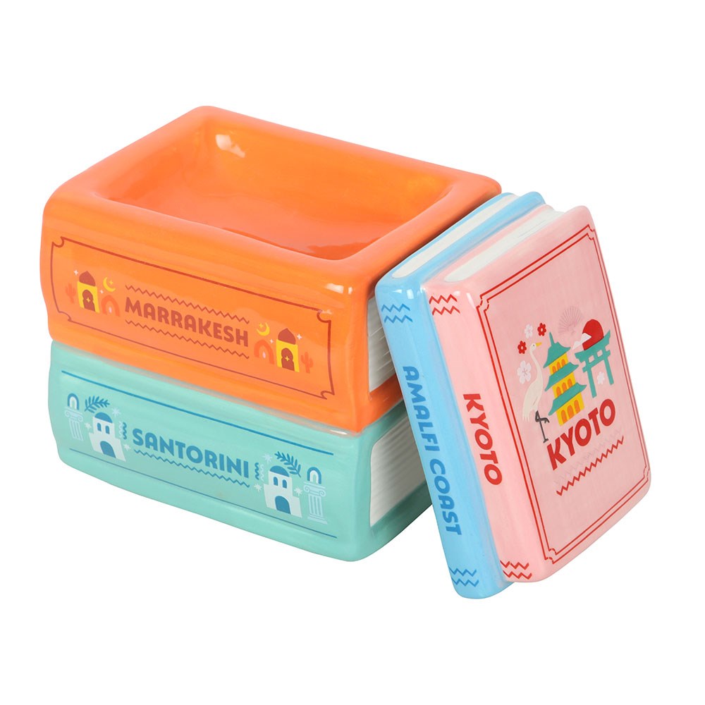 Book Stack Wax Burner