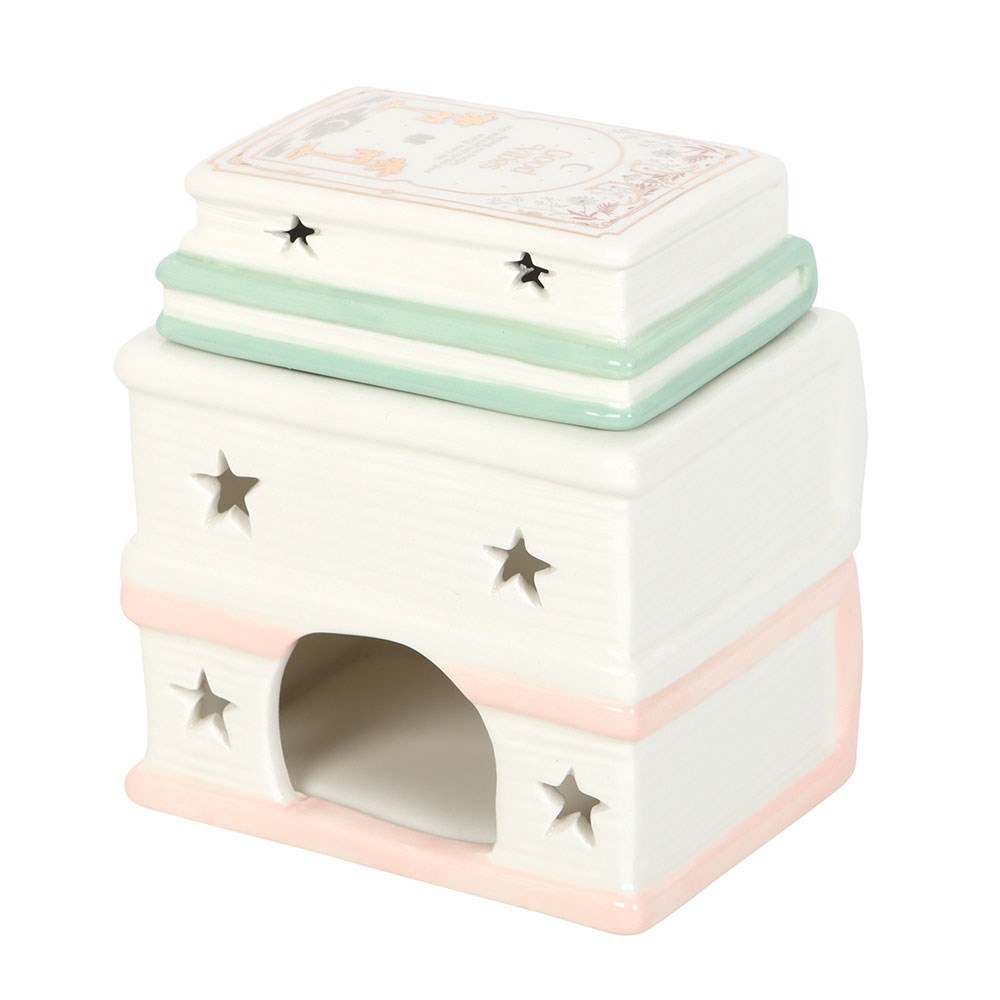 Book Stack Wax Burner