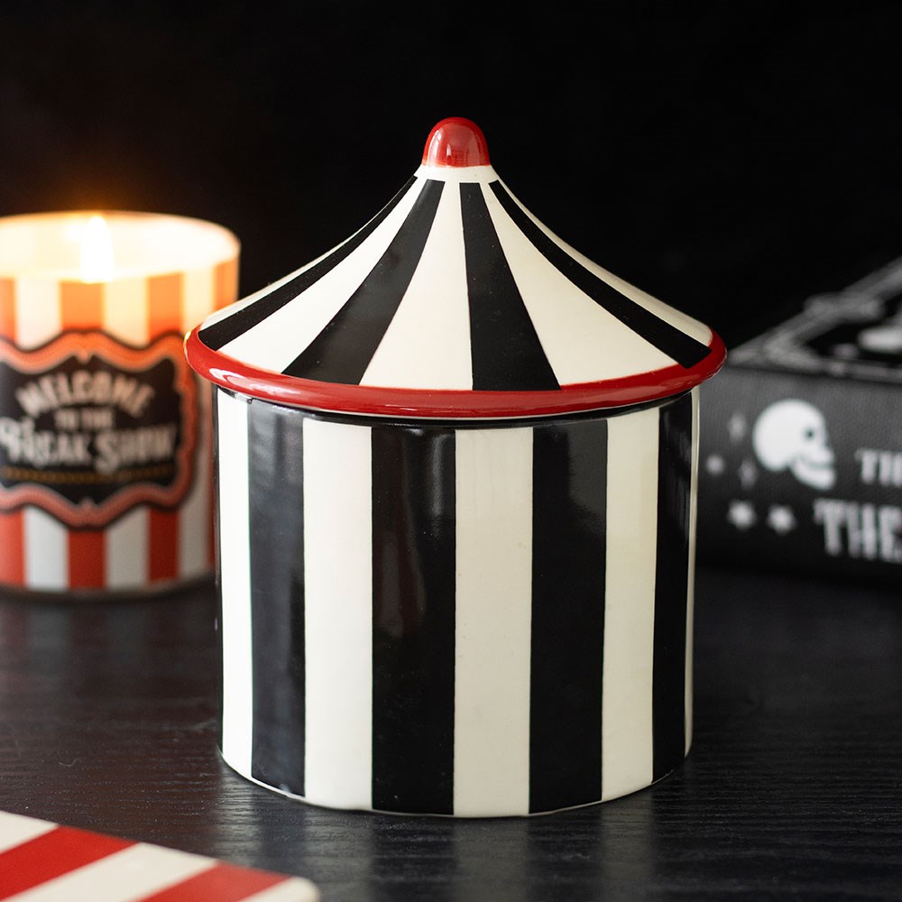 Striped Circus Tent Wax Burner