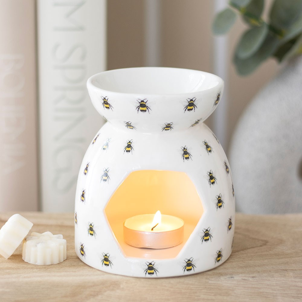 Bee Print Wax Burner