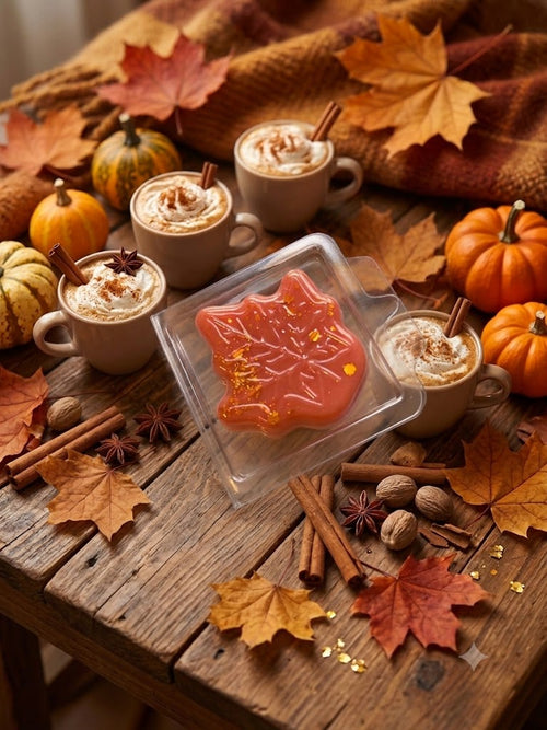 Autumn leaf mini clamshell