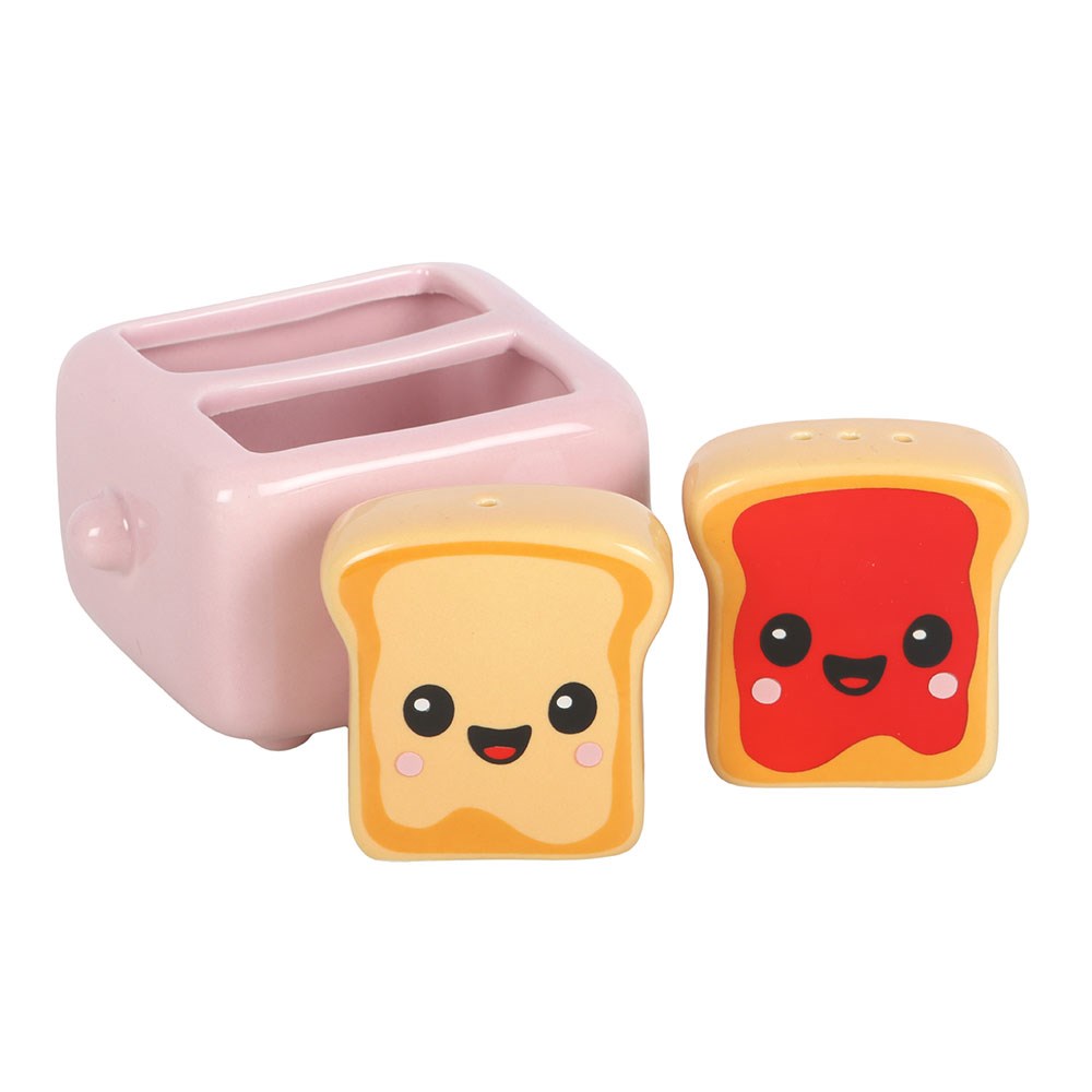 Cute Toast Salt & Pepper Shakers