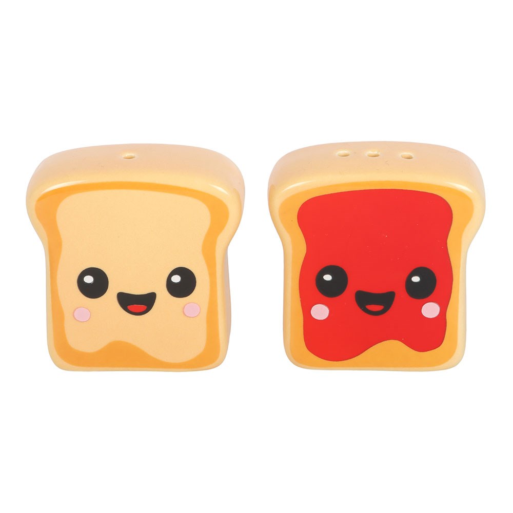 Cute Toast Salt & Pepper Shakers
