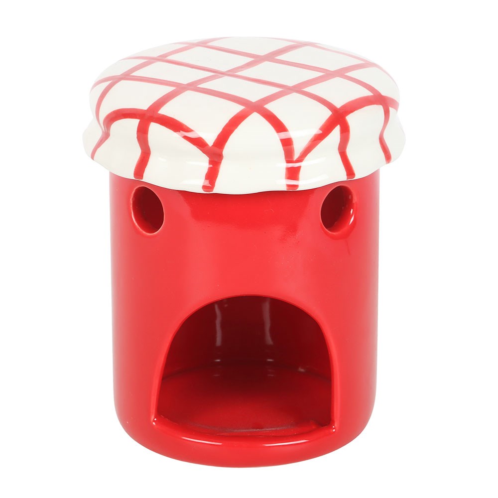 Cherry Jam Jar Wax Burner