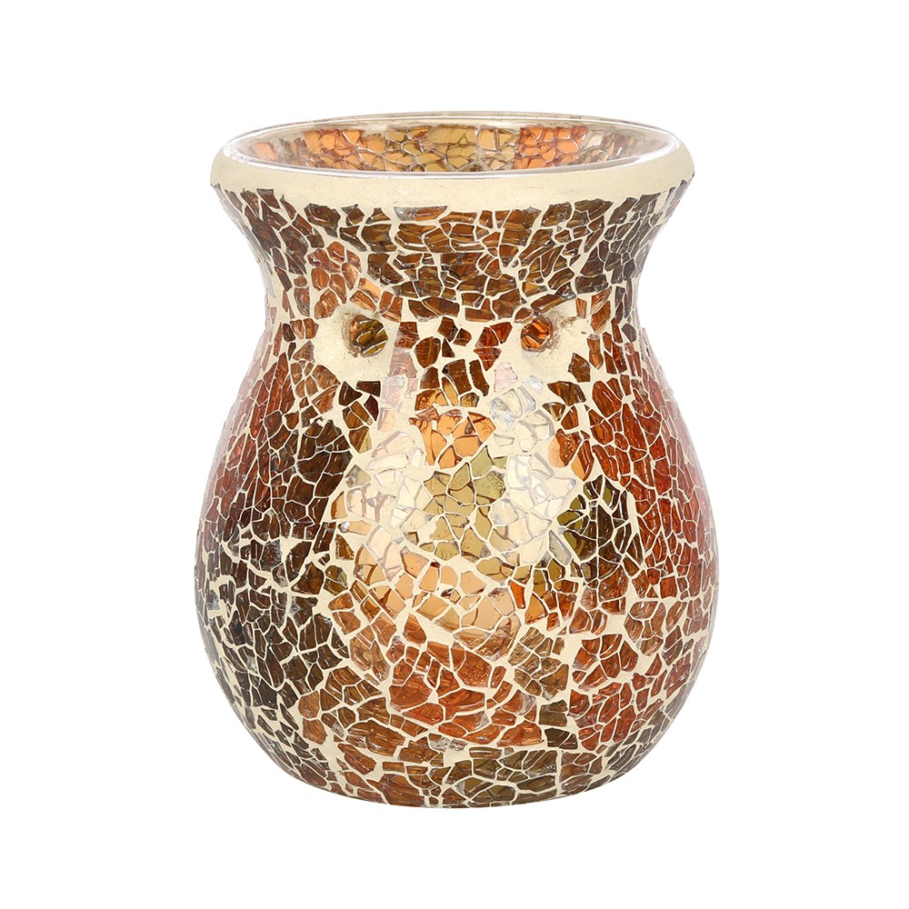 Small Brown Crackle Burner
